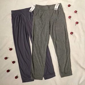 Pair of jersey knit lounge pants